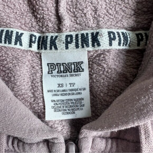 Victorias Secret PINK | Lavender Rain Perfect Full Zip Hoodie | Size Extra Small - Picture 8 of 11
